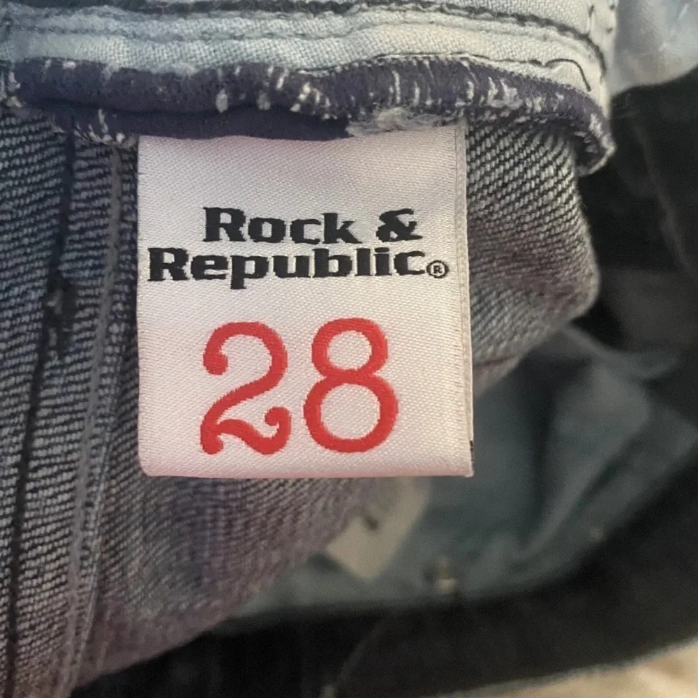 Rock & Republic Womens Kledis Flate Leg Jeans Size 28 X 32‎ (459) - Picture 7 of 9